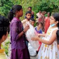 സിനര്‍ജി ഹില്‍വാലി പബ്ലിക് സ്‌കൂള്‍ വിദ്യാര്‍ഥികള്‍ വസ്ത്രങ്ങള്‍ കക്കയത്തു വിതരണം ചെയ്തു