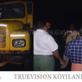  കൊയിലാണ്ടിയില്‍ വകാട് കമ്പനിയുടെ ലേബര്‍ ക്യാമ്പില്‍ നിന്നുള്ള കക്കൂസ് മാലിന്യം തള്ളാനുള്ള ശ്രമം നാട്ടുകാര്‍ കൈയ്യോടെ പിടികൂടി