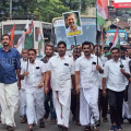  #disqualification | അയോഗ്യനാക്കിയ നടപടിയില്‍ സ്റ്റേ; ആഹ്‌ളാദ പ്രകടനവും പൊതുയോഗവും സംഘടിപ്പിച്ച് കോണ്‍ഗ്രസ് കമ്മിറ്റി
