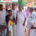 എം.കെ. രാഘവന് പര്യടനം നടത്തി