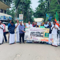 കുറ്റ്യാടി റോഡിന്റെ ശ്യോച്യാവസ്ഥ പരിഹരിക്കണമെന്ന് ആവശ്യപ്പെട്ട് ബി.ജെ.പി ചക്ര സ്തംഭന സമരം നടത്തി