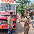 കൂമുള്ളി ബസ് അപകടം; ഉള്ളിയേരിയിലും അത്തോളിയിലും വാഹന പരിശോധന നടത്തി
