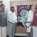 ഡോ: ഇ.വി. ആനന്ദന് ആദരവുമായി പേരാമ്പ്ര ലയണ്‍സ് ക്ലബ്ബ്