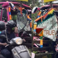 വെങ്ങളം മേല്‍പാലത്തില്‍ സ്വകാര്യ ബസ് അപകടത്തില്‍ നിരവധിപേര്‍ക്ക് പരിക്ക്