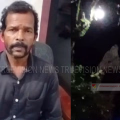 കാട്ടാന ആക്രമണം; ബൈക്ക് യാത്രികന്‍ അത്ഭുതകരമായി രക്ഷപ്പെട്ടു