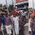 'വേണ്ടിവന്നാൽ തലയും വെട്ടും'; പൊലീസിനെതിരെ കുമ്പളയിൽ സിപിഐഎം കൊലവിളി പ്രകടനം