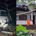 കുറ്റ്യാടിയിൽ കനത്ത മഴ; അടുക്കത്ത് വീടിന് മുകളിൽ തെങ്ങ് വീണു, പലയിടങ്ങളിലും വൈദ്യുതി പോസ്റ്റ് പൊട്ടി വീണു