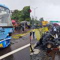 തലപ്പാടി അപകടം; ബസ് ഡ്രൈവര്‍ക്കെതിരെ മനഃപൂര്‍വമല്ലാത്ത നരഹത്യയ്ക്ക് കേസെടുത്തു