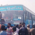 കൈനാട്ടിയില്‍ സ്വകാര്യ ബസിടിച്ച്  സ്കൂട്ടർ  യാത്രക്കാരിയായ കുറ്റ്യാടി സ്വദേശിനിക്ക് സാരമായ പരിക്ക് ; ഒപ്പമുണ്ടായിരുന്ന ഭർത്താവ് പരിക്കേൽക്കാതെ രക്ഷപ്പെട്ടു.