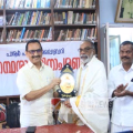 പാനൂർ പി.ആർ. ലൈബ്രറിയുടെ ആഭിമുഖ്യത്തിൽ ഗ്രന്ഥശാല ദിനം ആചരിച്ചു ; ഗ്രന്ഥശാലാ പ്രവർത്തകൻ കെ.കുമാരനെ ആദരിച്ചു