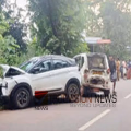 കാര് ഓട്ടോയിലിടിച്ച് മൂന്ന് വിദ്യാര്ഥികള്ക്ക് പരിക്കേറ്റു; കുട്ടികളുടെ പരിക്ക് ഗുരുതരമെന്ന് കരുതി ഓട്ടോഡ്രൈവര് ആസിഡ് കഴിച്ച് ആത്മഹത്യയ്ക്ക് ശ്രമിച്ചു