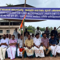 നന്തി - പള്ളിക്കര റോഡ് അടക്കരുത്; മൂടാടിയിൽ ജനകീയ കമ്മിറ്റിയുടെ നേതൃത്വത്തിൽ സമരപന്തൽ കെട്ടി
