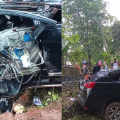 കണ്ണൂരിൽ വിവാഹ ചടങ്ങിൽ പങ്കെടുക്കാനെത്തിയ സംഘത്തിന്റെ കാർ മറിഞ്ഞ് അപകടം; ആറു പേർക്ക് പരിക്ക് 