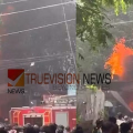 പാലക്കാട് ഓങ്ങല്ലൂരിൽ ആക്രിക്കടക്ക് തീപിടിച്ചു; കട പൂർണ്ണമായും കത്തിനശിച്ചു