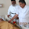 ശുചിമുറിയിൽ വീണ് പരിക്കേറ്റ് ആശുപത്രിയിൽ കഴിയുന്ന ജി സുധാകരനെ സന്ദർശിച്ച് മന്ത്രി സജി ചെറിയാൻ