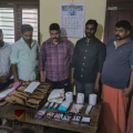 കണ്ണൂർ കതിരൂരിൽ കടുവത്തോലും നഖങ്ങളും ഉൾപ്പെടെ വിൽക്കാൻ ശ്രമം, ഏഴംഗ സംഘം പിടിയിൽ