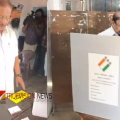 ഇതൊന്നും അറിയില്ലേ? ഇവിഎം കംപാര്ട്ട്മെന്റില് അനുയായി എത്തി; കെ സുധാകരന് വോട്ട് ചെയ്തതില് ചട്ടലംഘനമെന്ന് പരാതി