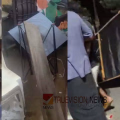 'ബൈ ബൈ പിണറായി' ഫ്ലക്സിനെ ചൊല്ലി എൽഡിഎഫ്- യുഡിഎഫ് കയ്യാങ്കളി; കോൺഗ്രസ് ഓഫീസിന് നേരെ ആക്രമണം, കത്തി കാണിച്ച് ഭീഷണിപ്പെടുത്തിയെന്ന് ആരോപണം