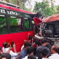 കുറ്റ്യാടി സ്വദേശിനിയുടെയും ഡ്രൈവറുടെയും നിലഗുരുതരം; പേരാമ്പ്രയിലെ ബസും ടാങ്കർ ലോറിയും കൂട്ടിയിടിച്ചുണ്ടായ അപകടം, കൂടുതൽ വിവരങ്ങൾ പുറത്ത്