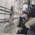 നേര്യമംഗലത്ത് ബസ് ലോറിക്ക് പിന്നിലിടിച്ച് മറിഞ്ഞു; 41 യാത്രക്കാർ രക്ഷപ്പെട്ടത് തലനാരിഴയ്ക്ക്