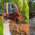 നാദാപുരം വാണിമേൽ ടിപ്പർ ലോറി മറിഞ്ഞ് അപകടം; ഡ്രൈവറും ക്ലീനറും രക്ഷപ്പെട്ടത് അത്ഭുതകരമായി