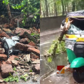 കേരളത്തിൽ കാലവർഷം കനക്കുന്നു;  കോഴിക്കോട്ടും കോട്ടയത്തും മതിൽ ഇടിഞ്ഞുവീണു, ശക്തമായ മഴയിലും കാറ്റിലും വ്യാപക നാശനഷ്ടം