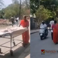 നട്ടെല്ലിന് പരിക്കേറ്റ 12 കാരനെ കടുത്ത വെയിലിൽ സ്ട്രെച്ചറിൽ തള്ളി മാതാപിതാക്കൾ, ആശുപത്രി സൂപ്രണ്ടിനെതിരെ അന്വേഷണം
