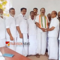കോൺഗ്രസിലേക്ക്; എം.കെ. രാജേന്ദ്രൻ മാസ്റ്റർ കോൺഗ്രസ് പാർട്ടി അംഗത്വം സ്വീകരിച്ചു