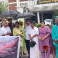 മെഡിക്കൽ കോളേജ് ബസ് ടെർമിനൽ 17 വർഷമായിട്ടും യാഥാർത്ഥ്യമായില്ല; പ്രതിഷേധ ധർണ്ണയുമായി സി.എഫ്.കെ