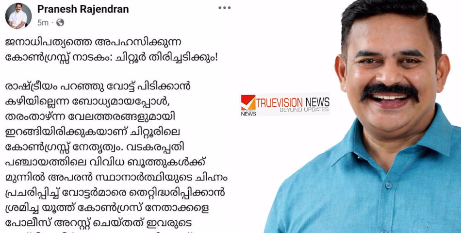 എൻഡിഎ സ്ഥാനാർത്ഥിയുടെ പേജിൽ എൽഡിഎഫിന് വോട്ട്;'സ്ഥാനാർത്ഥിയുടെ ഫേസ്ബുക്ക് പേജ് ഹാക്ക് ചെയ്തു'. പരാതി നൽകി എൻ ഡി എ സ്ഥാനാർഥി