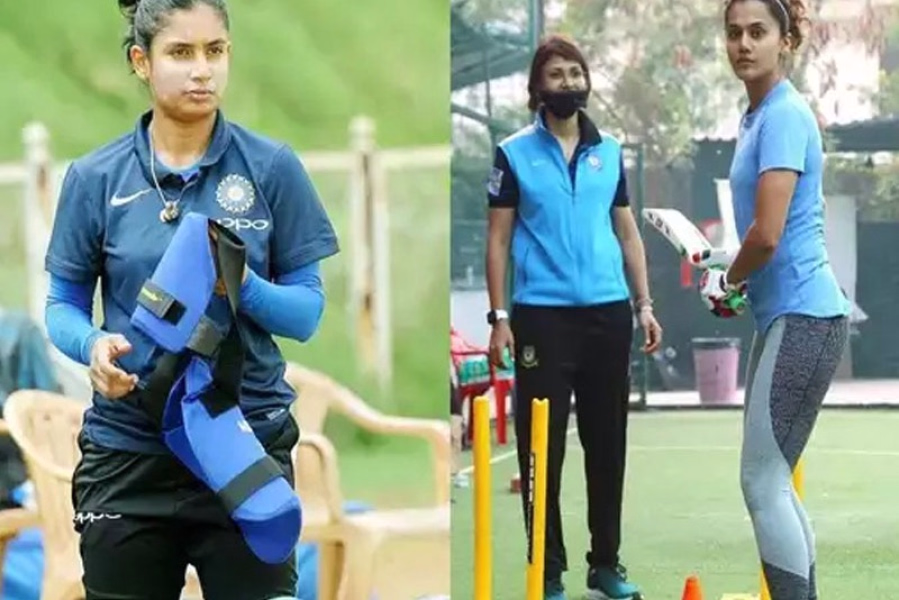 മിതാലി രാജിന്റെ ജീവിതം പറയുന്ന സബാഷ് മിത്തു- ക്രിക്കറ്റ് പരിശീലനം ആരംഭിച്ച് താപ്സി