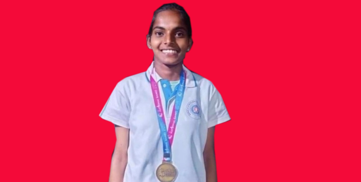  ദേശീയ ഗെയിംസില്‍ സ്വര്‍ണം ബാലുശ്ശേരിക്ക് അഭിമാനമായി മേഘ്‌ന കൃഷ്ണ