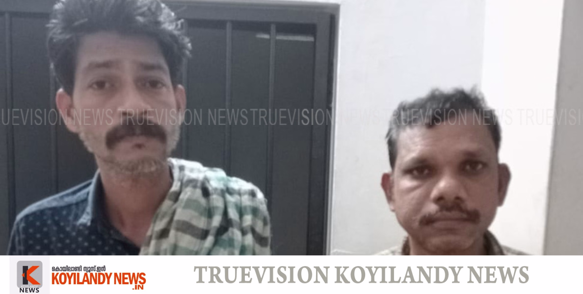 # koyilandy | വ്യാജ വാറ്റുമായി യുവാക്കള്‍ പിടിയില്‍ 
