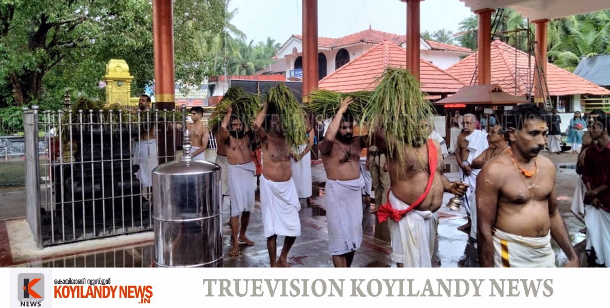 #pisharikavu | പൂജിച്ച കതിരുകള്‍ ഭഗവതിക്കും ഉപദേവന്‍മാര്‍ക്കും പത്തായപ്പുരയിലും സമര്‍പ്പിച്ച ശേഷം ഭക്തര്‍ക്ക്; പിഷാരികാവ് ക്ഷേത്രത്തില്‍ ഇല്ലം നിറ നടന്നു 