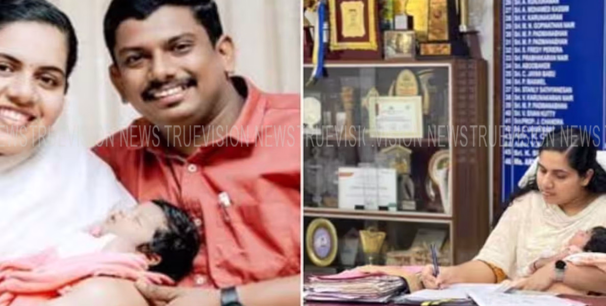 #PHOTO VIRAL| ആ ചിത്രം ഏറ്റെടുത്ത് സാമൂഹിക മാധ്യമങ്ങള്‍ ; കുഞ്ഞുമായി മേയര്‍ ആര്യ രാജേന്ദ്രന്‍ ഔദ്യോഗിക ചുമതലകളില്‍