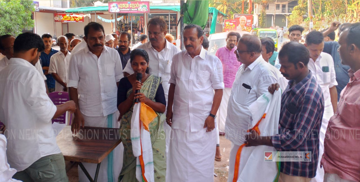 എം.കെ. രാഘവന്‍ പര്യടനം നടത്തി 