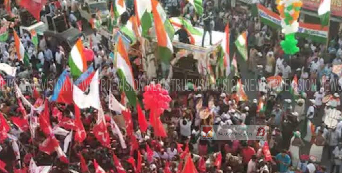 തെരഞ്ഞെടുപ്പ് ആവേശം; ബാലുശേരിയില്‍ ആവേശോജ്വലമായ കൊട്ടിക്കലാശം