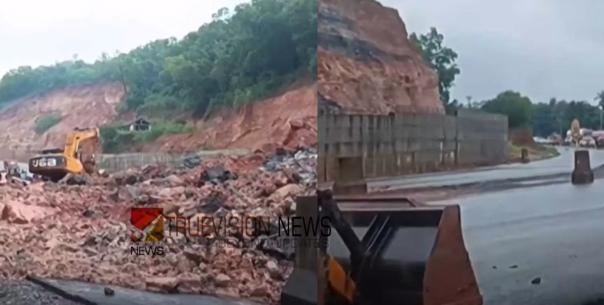 പോയി പെട്ടുപോകേണ്ട ....; മണ്ണിടിച്ചിൽ ഭീഷണി: കാസർകോട് വീരമലക്കുന്നിലും ബേവിഞ്ചയിലും യാത്രാ വാഹനങ്ങൾക്ക് നിരോധനം
