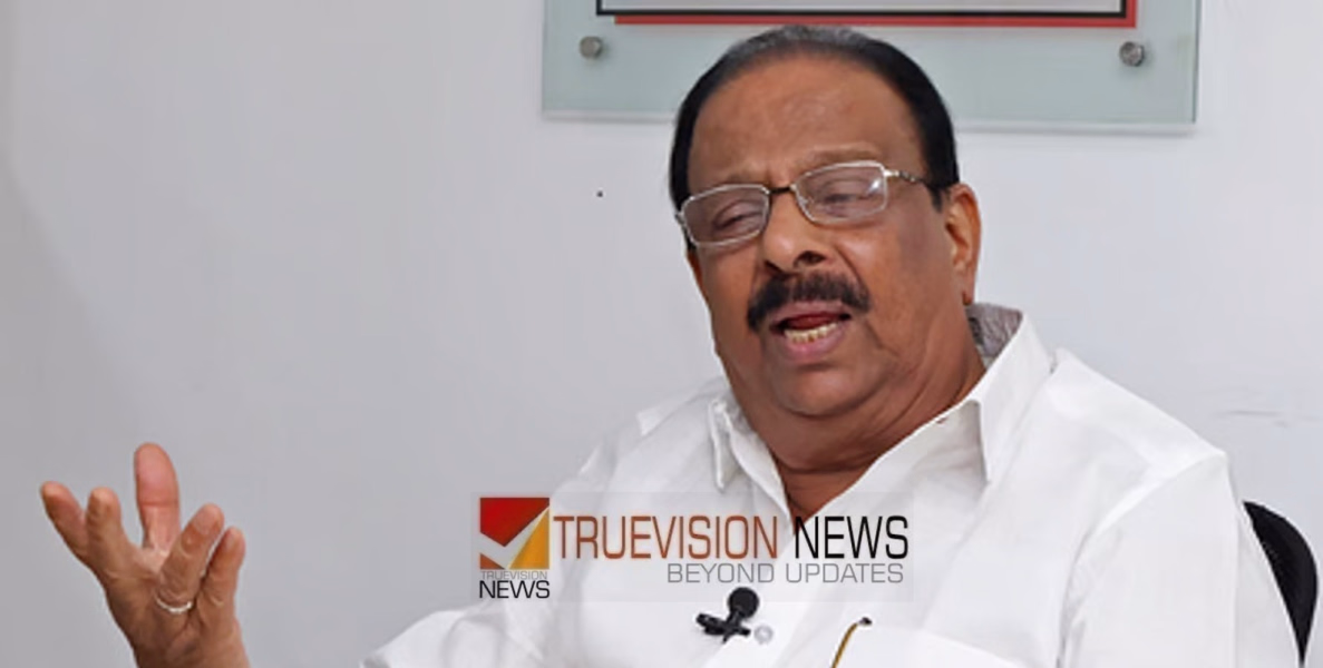 ദേഹാസ്വാസ്ഥ്യം; കെ സുധാകരൻ എം പിയെ ആശുപത്രിയിൽ പ്രവേശിപ്പിച്ചു