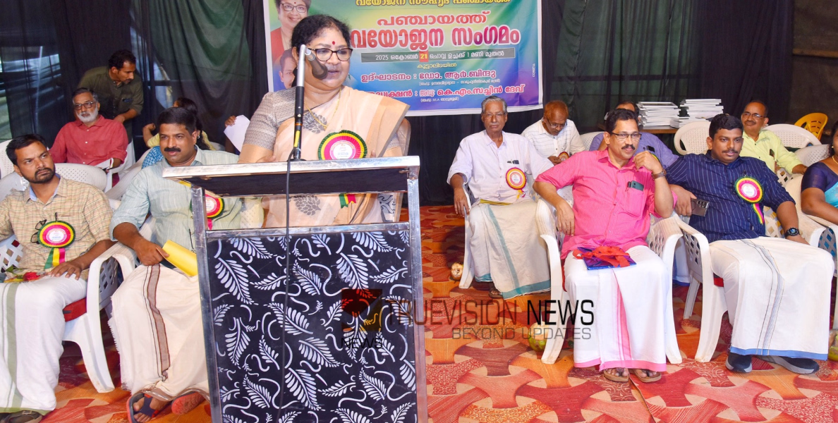 പഞ്ചായത്തുകളില്‍ പരമാവധി ഇടങ്ങളില്‍ വയോജന പാര്‍ക്കുകള്‍ സ്ഥാപിക്കണം -മന്ത്രി ആര്‍ ബിന്ദു