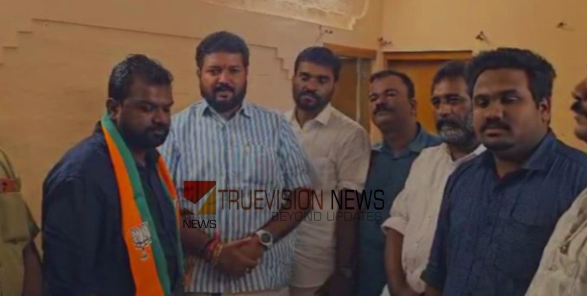 പത്തനംതിട്ടയിൽ യൂത്ത് കോൺഗ്രസ്സ് സംസ്ഥാന സെക്രട്ടറി ബിജെപിയിൽ ചേർന്നു