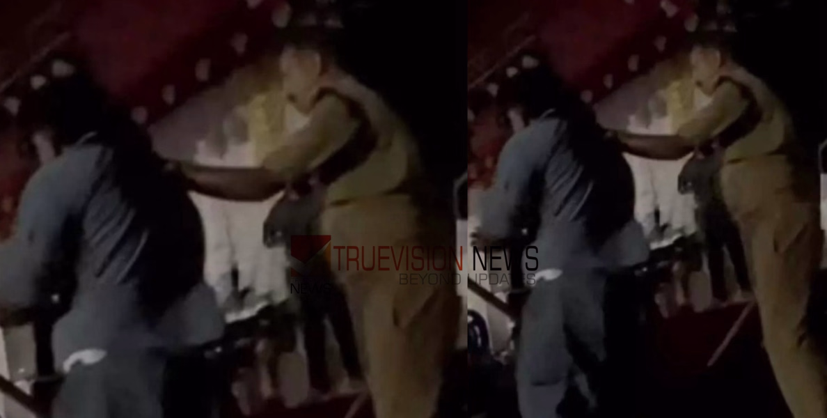 എന്താ കഥ....!  ന്യൂ ഇയർ ആഘോഷത്തിനിടെ ഡി.ജെ കലാകാരന്റെ ലാപ്ടോപ്പ് തകർത്ത്  പൊലീസ് 