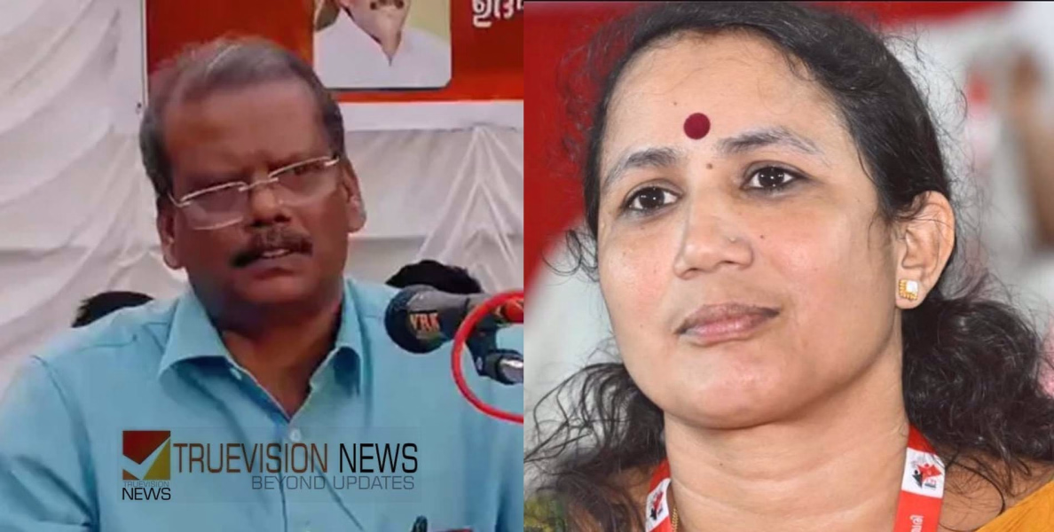 'അജയകുമാറിന് മാനസിക വിഭ്രാന്തി, നിലവാരമില്ലാത്ത പ്രസ്താവന; രണ്ട് തവണ എംപിയായത് സിപിഐയുടെ കൂടി വോട്ട് കിട്ടിയിട്ടാണെന്ന് ഓർമ വേണം' - സുമലത മോഹന്‍ദാസ്