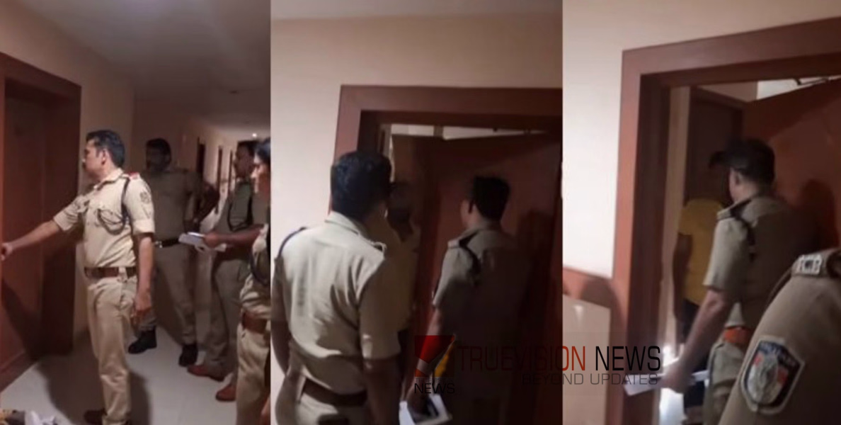 'ഏത് കേസിലാ സാറേ'; രാഹുൽ മാങ്കൂട്ടത്തിലിനെ ഹോട്ടൽ മുറിയിൽ നിന്ന് കസ്റ്റഡിയിലെടുക്കുന്ന ദൃശ്യങ്ങള്‍ പുറത്ത്