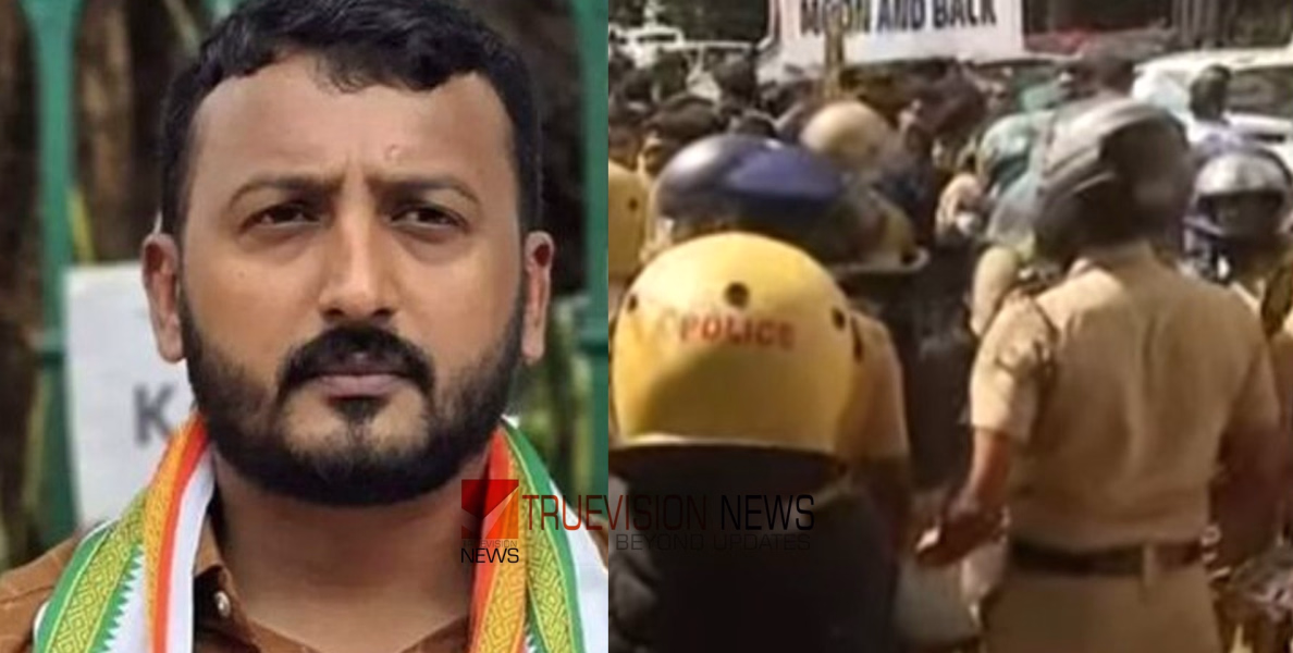 രാഹുൽ മാങ്കൂട്ടത്തിലിനെതിരെ വൻ പ്രതിഷേധം; ​വൈ​ദ്യപരിശോധനയ്ക്ക് ശേഷം കോടതിയിലെത്തിച്ചു