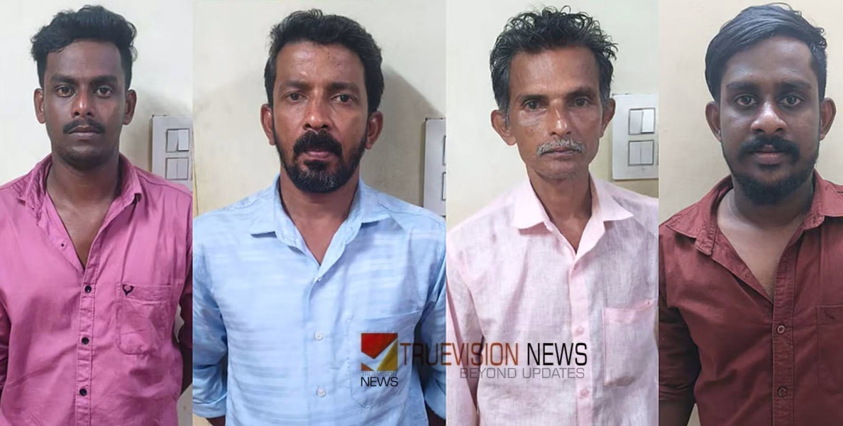 കണ്ണൂർ പാട്യത്ത് ബിജെപി വനിതാ മെമ്പറുടെ വീടിന് നേരെ ബോംബെറിഞ്ഞ കേസ്; നാല് സിപിഐഎം പ്രവർത്തകർ അറസ്റ്റിൽ