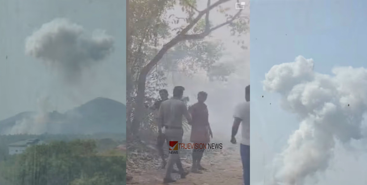 പൂരനഗരിയെ നടുക്കി സ്ഫോടനം; മുണ്ടത്തിക്കോട് വെടിക്കെട്ട് പുര കത്തിയമർന്നു, 40 പേർക്ക് പരിക്ക്