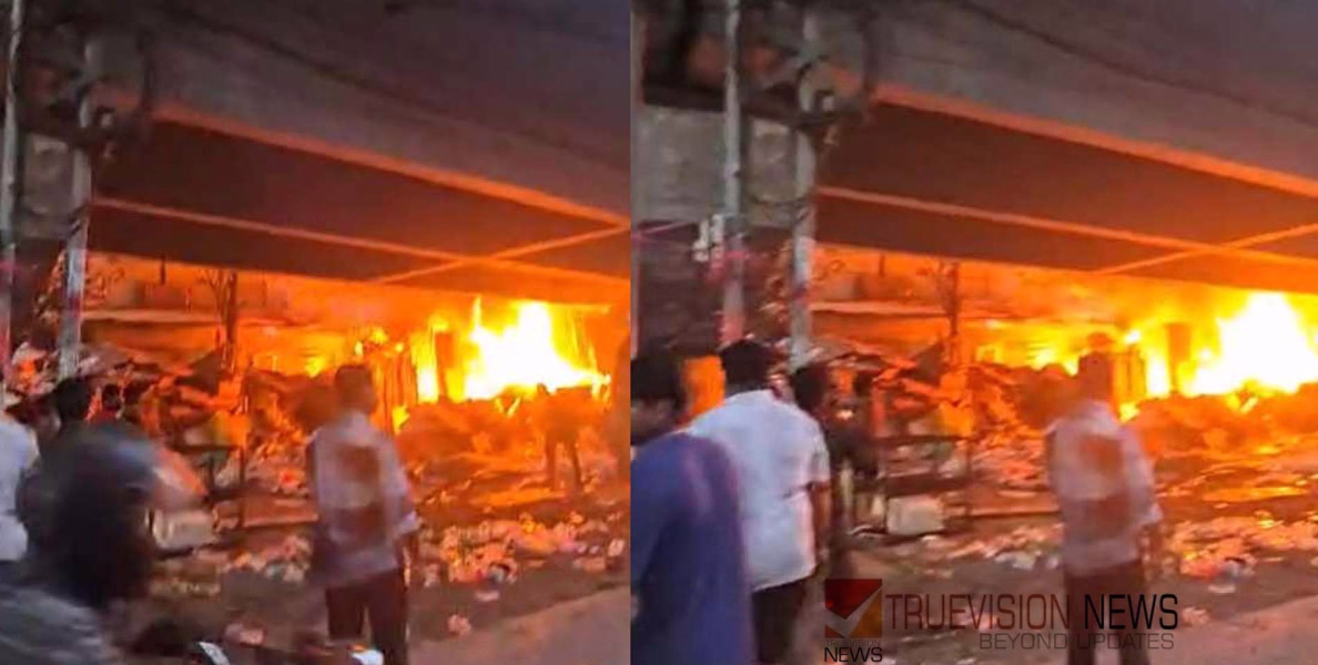 എറണാകുളം പുല്ലേപ്പടി പാലത്തിന് സമീപം വൻ തീപ്പിടിത്തം; പാലത്തിലൂടെയുള്ള ഗതാഗതം നിർത്തിവെച്ചു