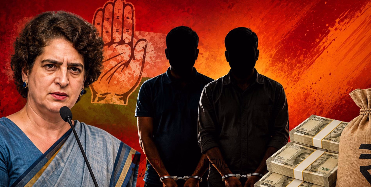 ഓഫർ കൊടുത്ത് പണിവാങ്ങിയല്ലേ ...! 'മൂന്നു കോടി രൂപ നൽകിയാൽ മന്ത്രിസ്ഥാനം'; പ്രിയങ്കയുടെ പേരിൽ കോൺഗ്രസ് നേതാക്കളെ കബളിപ്പിച്ച രണ്ട് പേർ പിടിയിൽ